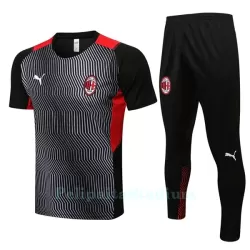 AC Milan Miesten Treenipuvut 2022-23 Harmaa Musta AC Milan Miesten Treenipuvut 2022-23 Harmaa Musta