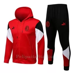 AC Milan Miesten Treenitakkihupparit 2022-23 Punainen AC Milan Miesten Treenitakkihupparit 2022-23 Punainen
