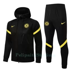 Chelsea Miesten Treenitakkihupparit 2022-23 Musta Keltainen Chelsea Miesten Treenitakkihupparit 2022-23 Musta Keltainen