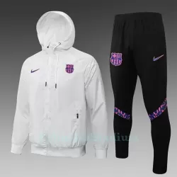 FC Barcelona Miesten Harjoitustakki Windrunner Suit 2022-23 Valkoinen FC Barcelona Miesten Harjoitustakki Windrunner Suit 2022-23 Valkoinen