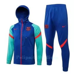 FC Barcelona Miesten Treenitakkihupparit 2022-23 Sinivihreä FC Barcelona Miesten Treenitakkihupparit 2022-23 Sinivihreä