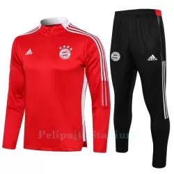 FC Bayern München Lasten Harjoittelu Verryttelypuku Neljännes Zip 2022-23 Punainen FC Bayern München Lasten Harjoittelu Verryttelypuku Neljännes Zip 2022-23 Punainen