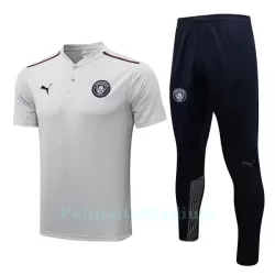 Manchester City Miesten Harjoittelu poolopuku 2022-23 Vaaleanharmaa Manchester City Miesten Harjoittelu poolopuku 2022-23 Vaaleanharmaa
