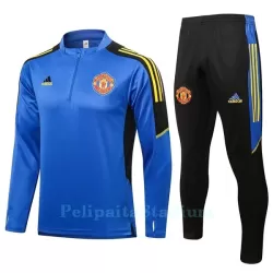 Manchester United Lasten Harjoittelu Verryttelypuku Neljännes Zip 2022-23 Sininen Manchester United Lasten Harjoittelu Verryttelypuku Neljännes Zip 2022-23 Sininen
