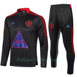 Manchester United Lasten Harjoittelu Verryttelypuku Neljännes Zip 2022-23 Tummanharmaa Manchester United Lasten Harjoittelu Verryttelypuku Neljännes Zip 2022-23 Tummanharmaa