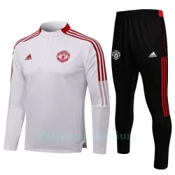 Manchester United Lasten Harjoittelu Verryttelypuku Neljännes Zip 2022-23 Valkoinen Manchester United Lasten Harjoittelu Verryttelypuku Neljännes Zip 2022-23 Valkoinen