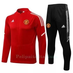 Manchester United Lasten Harjoittelutakkipuvut 2022-23 Punainen Valkoinen Manchester United Lasten Harjoittelutakkipuvut 2022-23 Punainen Valkoinen