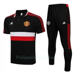 Manchester United Miesten Harjoittelu poolopuku 2022-23 Musta Punainen Valkoinen Manchester United Miesten Harjoittelu poolopuku 2022-23 Musta Punainen Valkoinen