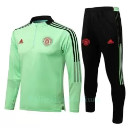 Manchester United Miesten Harjoittelu Verryttelypuku Neljännes Zip 2022-23 Vihreä Manchester United Miesten Harjoittelu Verryttelypuku Neljännes Zip 2022-23 Vihreä