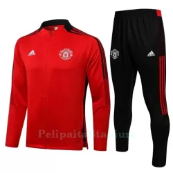 Manchester United Miesten Harjoittelutakkipuvut 2022-23 Punainen Musta Manchester United Miesten Harjoittelutakkipuvut 2022-23 Punainen Musta