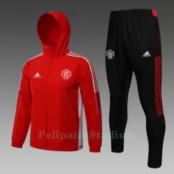 Manchester United Miesten Harjoitustakki Windrunner Suit 2022-23 Punainen Manchester United Miesten Harjoitustakki Windrunner Suit 2022-23 Punainen