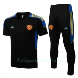 Manchester United Miesten Treenipuvut 2022-23 Musta Keltainen Manchester United Miesten Treenipuvut 2022-23 Musta Keltainen