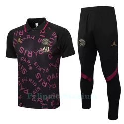 Paris Saint-Germain Miesten Harjoittelu poolopuku 2022-23 Musta Violetti Paris Saint-Germain Miesten Harjoittelu poolopuku 2022-23 Musta Violetti