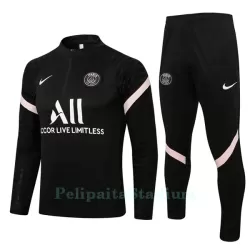 Paris Saint-Germain Miesten Harjoittelu Verryttelypuku Neljännes Zip 2022-23 Musta Vaaleanpunainen Paris Saint-Germain Miesten Harjoittelu Verryttelypuku Neljännes Zip 2022-23 Musta Vaaleanpunainen