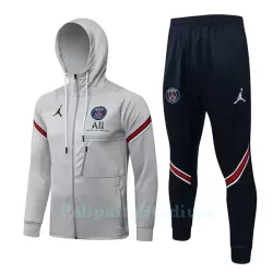 Paris Saint-Germain Miesten Treenitakkihupparit 2022-23 Vaaleanharmaa Paris Saint-Germain Miesten Treenitakkihupparit 2022-23 Vaaleanharmaa