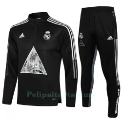 Real Madrid Lasten Harjoittelu Verryttelypuku Neljännes Zip 2022-23 Musta Real Madrid Lasten Harjoittelu Verryttelypuku Neljännes Zip 2022-23 Musta