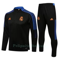 Real Madrid Miesten Harjoittelu Verryttelypuku Neljännes Zip 2022-23 Musta Real Madrid Miesten Harjoittelu Verryttelypuku Neljännes Zip 2022-23 Musta