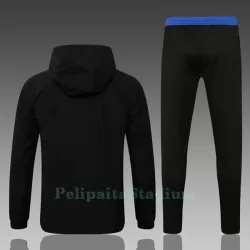 Real Madrid Miesten Harjoitustakki Windrunner Suit 2022-23 Musta