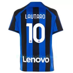 Inter Milan Lautaro 10 Pelipaita Miesten Koti 2022-23 Inter Milan Lautaro 10 Pelipaita Miesten Koti 2022-23
