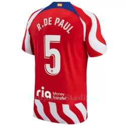 Atlético Madrid R. De Paul 5 Pelipaita Miesten Koti 2022-23 Atlético Madrid R. De Paul 5 Pelipaita Miesten Koti 2022-23
