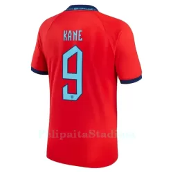 Englanti Kane 9 Pelipaita Miesten Vieras MM-Kisat 2022 Englanti Kane 9 Pelipaita Miesten Vieras MM-Kisat 2022