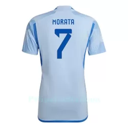 Espanja Morata 7 Pelipaita Miesten Vieras MM-Kisat 2022 Espanja Morata 7 Pelipaita Miesten Vieras MM-Kisat 2022