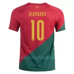 Portugali Bernardo 10 Pelipaita Miesten Koti MM-Kisat 2022 Portugali Bernardo 10 Pelipaita Miesten Koti MM-Kisat 2022