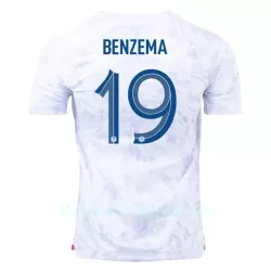 Ranska Benzema 19 Pelipaita Miesten Vieras MM-Kisat 2022 Ranska Benzema 19 Pelipaita Miesten Vieras MM-Kisat 2022