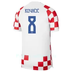 Kroatia Kovacic 8 Pelipaita Miesten Koti MM-Kisat 2022 Kroatia Kovacic 8 Pelipaita Miesten Koti MM-Kisat 2022