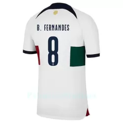 Portugali Bruno Fernandes 8 Pelipaita Miesten Vieras MM-Kisat 2022 Portugali Bruno Fernandes 8 Pelipaita Miesten Vieras MM-Kisat 2022