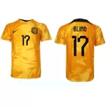 Alankomaat Daley Blind 17 Pelipaita Miesten Koti MM-Kisat 2022