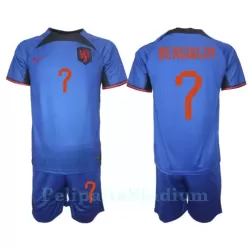 Alankomaat Steven Bergwijn 7 Pelipaita Lasten Vieras MM-Kisat 2022 Alankomaat Steven Bergwijn 7 Pelipaita Lasten Vieras MM-Kisat 2022