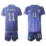 Argentiina Angel Di Maria 11 Pelipaita Lasten Vieras MM-Kisat 2022