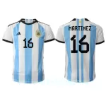 Argentiina Lisandro Martinez 16 Pelipaita Miesten Koti MM-Kisat 2022