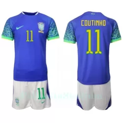 Brasilia Philippe Coutinho 11 Pelipaita Lasten Vieras MM-Kisat 2022 Brasilia Philippe Coutinho 11 Pelipaita Lasten Vieras MM-Kisat 2022