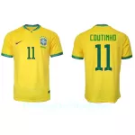 Brasilia Philippe Coutinho 11 Pelipaita Miesten Koti MM-Kisat 2022