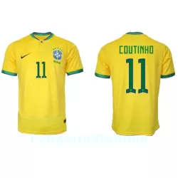 Brasilia Philippe Coutinho 11 Pelipaita Miesten Koti MM-Kisat 2022