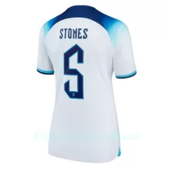 Englanti John Stones 5 Pelipaita Naisten Koti MM-Kisat 2022 Englanti John Stones 5 Pelipaita Naisten Koti MM-Kisat 2022
