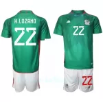 Meksiko Hirving Lozano 22 Pelipaita Lasten Koti MM-Kisat 2022