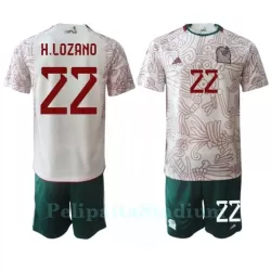 Meksiko Hirving Lozano 22 Pelipaita Lasten Vieras MM-Kisat 2022 Meksiko Hirving Lozano 22 Pelipaita Lasten Vieras MM-Kisat 2022