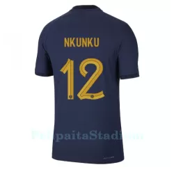 Ranska Christopher Nkunku 12 Pelipaita Miesten Koti MM-Kisat 2022 Ranska Christopher Nkunku 12 Pelipaita Miesten Koti MM-Kisat 2022