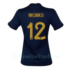 Ranska Christopher Nkunku 12 Pelipaita Naisten Koti MM-Kisat 2022 Ranska Christopher Nkunku 12 Pelipaita Naisten Koti MM-Kisat 2022