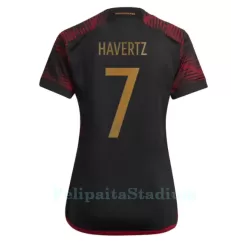 Saksa Kai Havertz 7 Pelipaita Naisten Vieras MM-Kisat 2022 Saksa Kai Havertz 7 Pelipaita Naisten Vieras MM-Kisat 2022