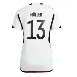 Saksa Thomas Muller 13 Pelipaita Naisten Koti MM-Kisat 2022 Saksa Thomas Muller 13 Pelipaita Naisten Koti MM-Kisat 2022