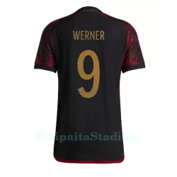 Saksa Timo Werner 9 Pelipaita Miesten Vieras MM-Kisat 2022 Saksa Timo Werner 9 Pelipaita Miesten Vieras MM-Kisat 2022