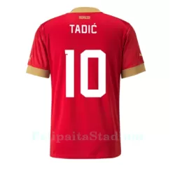 Serbia Dusan Tadic 10 Pelipaita Miesten Koti MM-Kisat 2022 Serbia Dusan Tadic 10 Pelipaita Miesten Koti MM-Kisat 2022