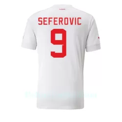Sveitsi Haris Seferovic 9 Pelipaita Miesten Vieras MM-Kisat 2022 Sveitsi Haris Seferovic 9 Pelipaita Miesten Vieras MM-Kisat 2022