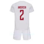 Tanska Joachim Andersen 2 Pelipaita Lasten Vieras MM-Kisat 2022