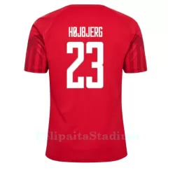 Tanska Pierre-Emile Hojbjerg 23 Pelipaita Miesten Koti MM-Kisat 2022 Tanska Pierre-Emile Hojbjerg 23 Pelipaita Miesten Koti MM-Kisat 2022