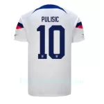 USA Christian Pulisic 10 Pelipaita Miesten Koti MM-Kisat 2022